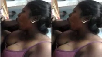 Tamil Married Woman Giving Sloppy Blowjob To Her Lover
