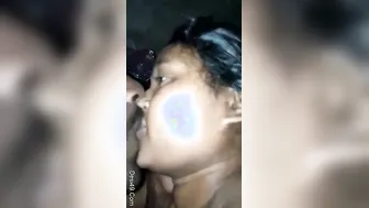 Young Indian Couple Kissing And Sucking Her Soft Round Boobs