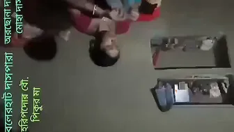 Desi Aunty Stripping Naked And Deepthroating Husband At Home