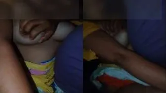 Bhabhi Letting Me Squeeze Her Boobs While She Rides My Hard Dick