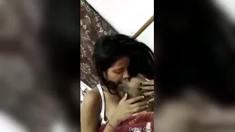 Desi Couple Making Love In Bedroom After Romantic Dinner Date