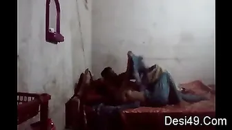 College Lovers Making Out And Fucking In Hostel Room Alone