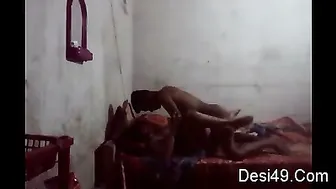 College Lovers Making Out And Fucking In Hostel Room Alone