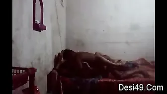 College Lovers Making Out And Fucking In Hostel Room Alone