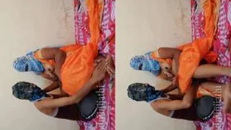 Chubby Bhabhi Making Out With Hubby Getting Frisky At Home