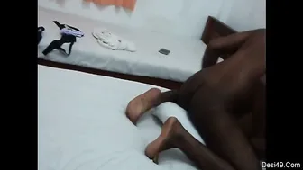 College Couple Fucking Hard In Cheap Hotel Room After Class