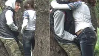 Hot Nri Babe Kissing And Fingering Her Pussy In Public Park