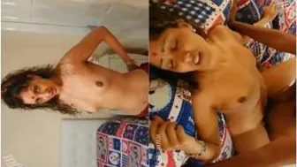 His Wife Spreading Wide Getting Licked Then Fucked Passionately