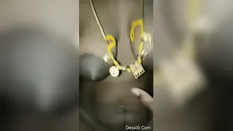 Tamil Wife Stroking His Cock Before Climbing On Top Riding Wildly