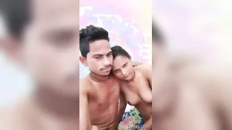 College Couple Checking Into Cheap Hotel Getting Intimate Quickly