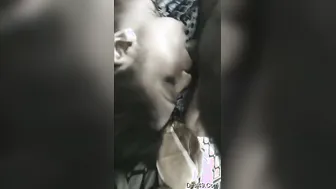 Hot Girlfriend Sucking And Deepthroating Her Boyfriends Cock