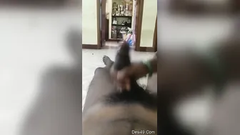 Tamil Wife Stroking Her Man Until He Finishes On Her Hands