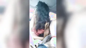 Nri Babe Sucking Tits And Giving Sloppy Blowjob In Backseat
