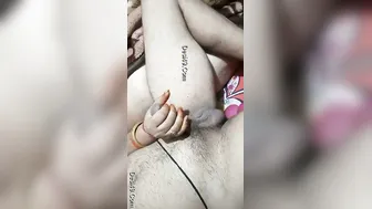 Married Woman Stroking His Cock Until He Explodes For Her