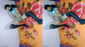 Desi Wife Playing With Her Pussy And Tits For Him On Camera