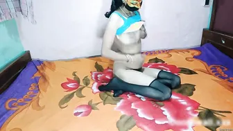Desi Wife Playing With Her Pussy And Tits For Him On Camera