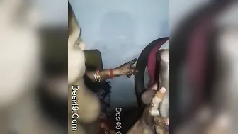 Newlywed Wife Giving Sloppy Blowjob Before Riding His Dick