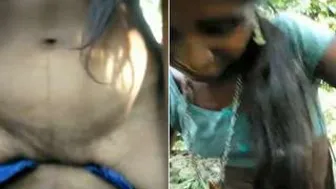 Village Slut Sucking And Riding Cock Outdoors In The Fields