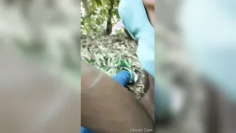 Village Slut Sucking And Riding Cock Outdoors In The Fields