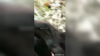 Village Slut Sucking And Riding Cock Outdoors In The Fields