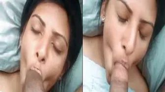 Horny Nri Wife Giving Sloppy Blowjob Before Getting Pounded