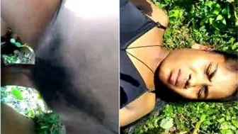 Village Girlfriend Getting Fucked Hard Outdoors By Her Lover