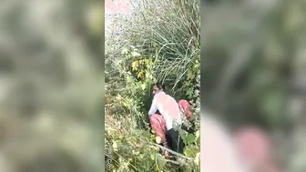 Married Bhabhi Meeting Stranger Outdoors For Risky Public Fuck