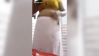 Big Breasted Village Aunty Stripping And Teasing On Camera