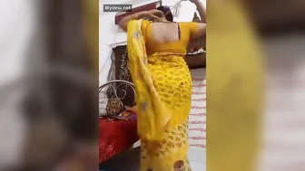 Big Breasted Village Aunty Stripping And Teasing On Camera