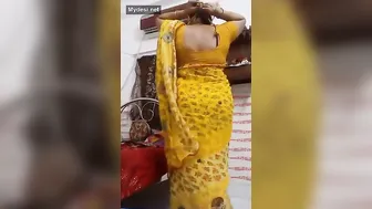 Big Breasted Village Aunty Stripping And Teasing On Camera