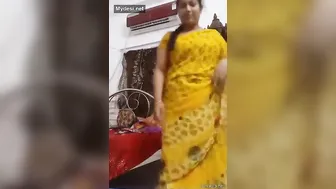 Big Breasted Village Aunty Stripping And Teasing On Camera