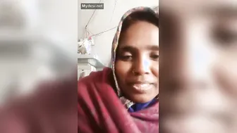 Village Married Woman Showing Off Her Natural Tits For Neighbor