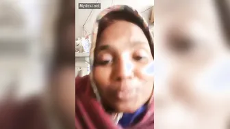 Village Married Woman Showing Off Her Natural Tits For Neighbor