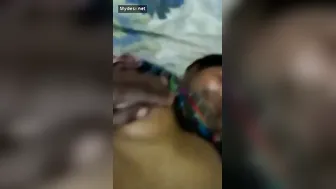 Village Aunty Spreading Her Legs Showing Off Her Hairy Wet Pussy
