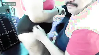 Thick Aunty Teasing And Playing With Herself On Webcam For Lover