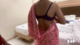 Aunty Giving Sloppy Blowjob To Young Neighbor In Her Living Room