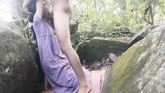 Village Aunty Cheating With Stranger Fucking Hard Outside Town