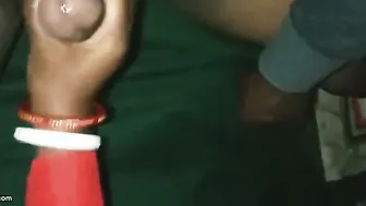 Village Aunty Giving Handjob Making Him Explode All Over Her Hands