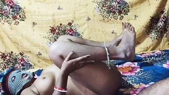 Lonely Aunty Getting Satisfied While Uncle Away On Business Trip