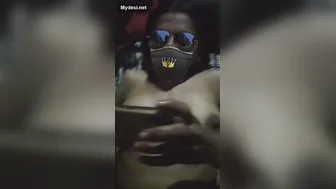 Naughty Aunty Stripping Naked While Playing Dirty Bedroom Games