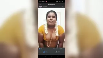 Busty Tamil Aunty Bouncing Her Big Tits While Riding Him Wildly