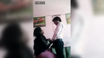 Horny Married Woman Cheating With Her Younger Lover In Hotel Room