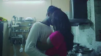 Curvy Aunty Getting Double Teamed By Two Friends At Her Place