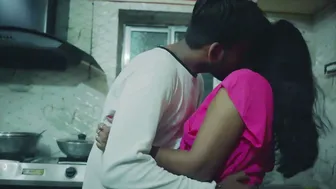 Curvy Aunty Getting Double Teamed By Two Friends At Her Place