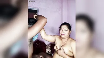 Thick Desi Aunty Stripping Naked Showing Off Her Curves Alone