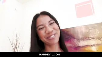 Pounding This Dark Skinned Indian Beauty Making Her Cum Harder