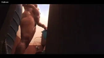 Indian Aunty Caught Naked And Moaning In The Shower By Me
