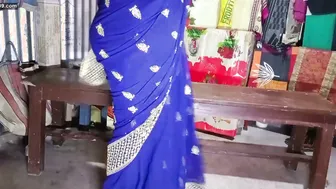 Dressing Sexy Aunty In New Saree Before Fucking Her Real Good