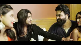 Four Friends Celebrating Birthday With Wild Indian Group Sex