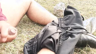 Village Aunty Getting Pounded Outdoors By Younger Stepson Hard